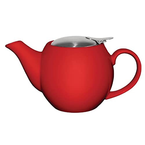 1 X Olympia Cafe Teiera Rosso 510 Ml 510,3 Gram Ristorante Catering Tea