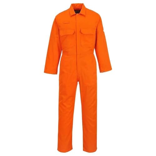 Portwest Biz1 Tuta Ignifuga Unisex - Adulto, Arancione, Xxxl