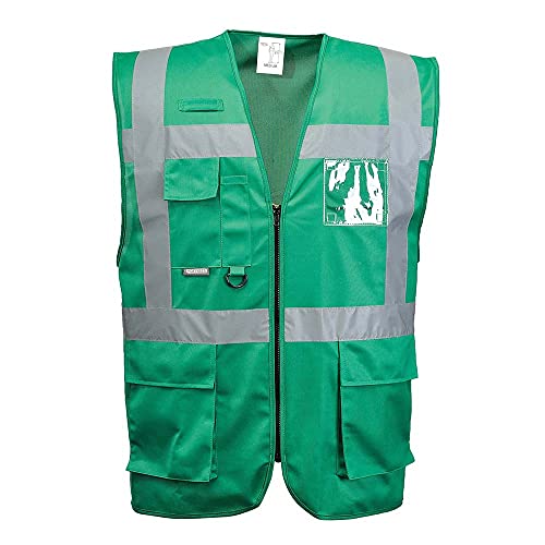 Portwest F476Bgrxxxl Gilet Executive Iona, Verde, Xxxl