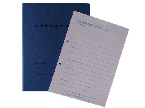 Berichtsheft / Ausbildungsnachweise Als Block - Für 1 Jahr: Tägliche Eintragungen (Montag - Samstag) Pro Woche 1 Seite, Mit Stabilem Kartonhefter: Ber