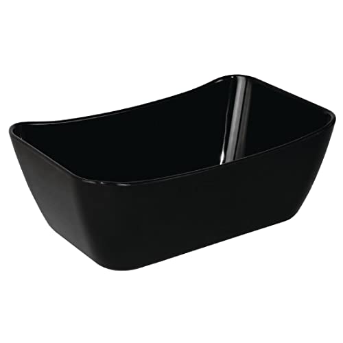 Kristallon Gm274 Curve Crock 1/4Gn, Nero