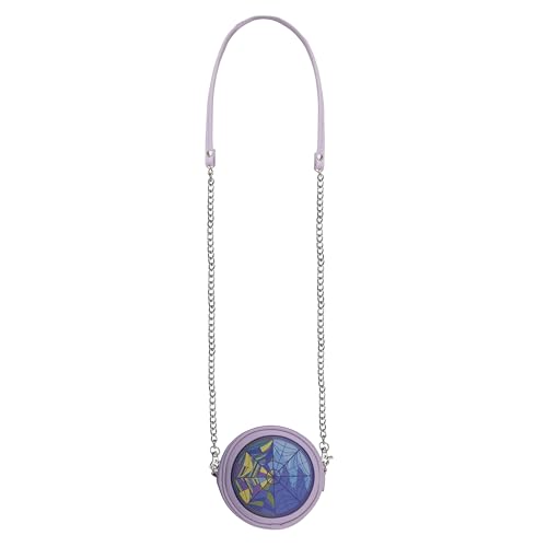Cinereplicas Mercoledì - Borsa A Tracolla Viola Macchiata Di Vetro - 15 X 6 Cm - Licenza Ufficiale