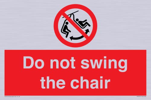 Targa Do Not Swing The Chair - 300 X 200 Mm - A4L