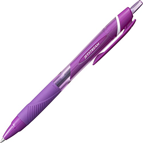 Uni Roller Jetstream Sxn-150C Retrattile 0,7 Mm, Lilla, Confezione Da 10 Pezzi.