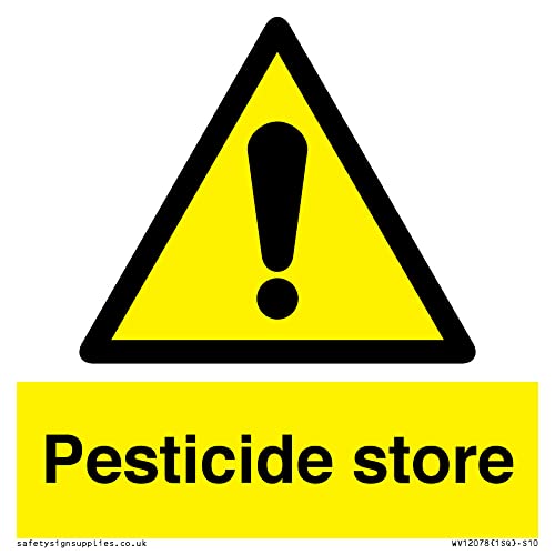 Cartello Per Il Negozio Di Pesticidi, 100 X 100 Mm, S10