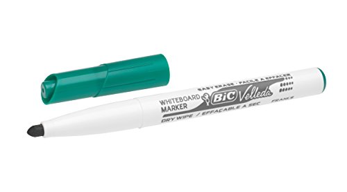 Bic Velleda® 1741 - Pennarello Per Lavagna Bianca, 2,0 Mm, Colore: Verde