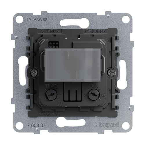 Legrand, Seano 765037 - Inserto Rilevatore Di Movimento A 2 Conduttori, 170°, Con Azionamento Manuale, 2-150 W, Portata Di Rilevamento Variabile: Max.