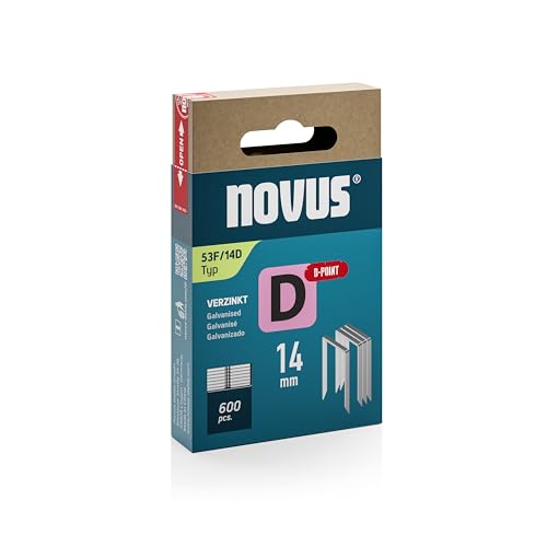 Novus Tools 042-0793 - Morsetto A Filo Piatto D Tipo 53F, 14 Mm, Colore: Grigio