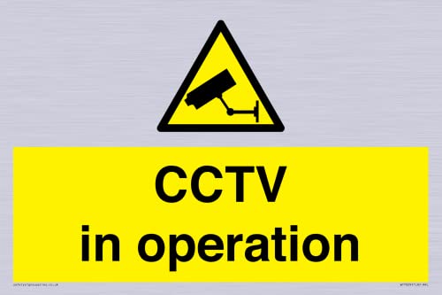 Cctv In Operazione Cartello - 300X200Mm - A4L
