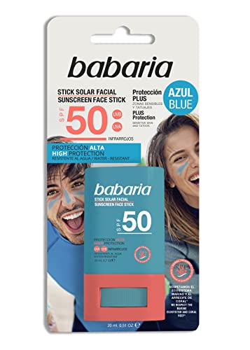 Babaria- Stick Viso Colore Blu Protueccion Plus F-50 20 Ml, 31797