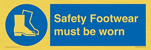 Safety Footwear Must Be Worn Sign - 300X100Mm - L31