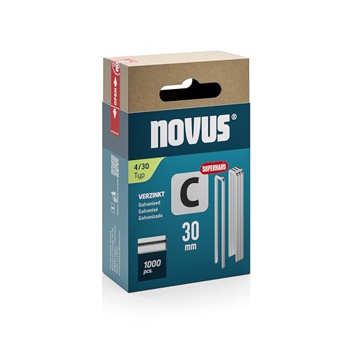 Novus Tools 042-0806 - Morsetto Posteriore Stretto C Tipo 4, 30 Mm, Colore: Grigio