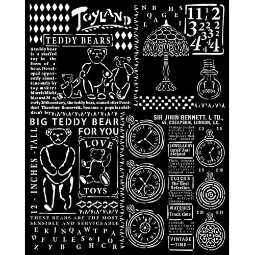 Spessore Stencil Cm 20 X 25 – Brocante Antiques Teddy Bear