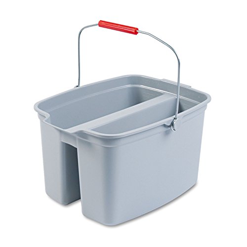Rubbermaid Commercial Products Fg262888 Secchio Doppio, 19 L, Grigio