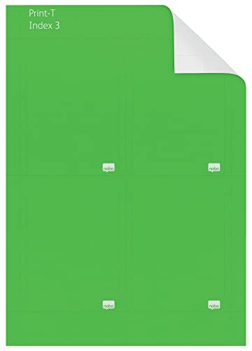 Nobo Carta Geografica Della Di T Della Copertura, Misura 3, 20 Pezzi Verde