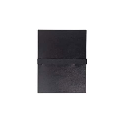 Exacompta 621E Cartella Con Dorso Estensibile Balacron E Chiusura A Strappo - Nero