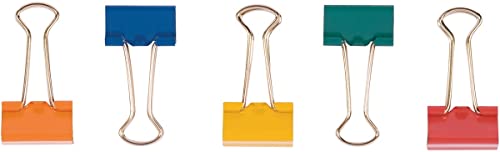 Qconnect Foldback Clips 32Mm Asst Pk10