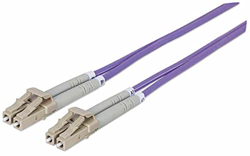 Intellinet 750875 Cable De Fibra Optica 1 M Om4 Lc Violeta