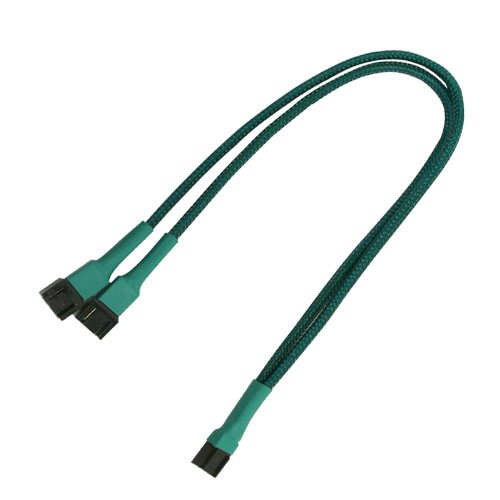 Nanoxia 900500002 Cavo Di Interfaccia E Adattatore 2 X 3-Pin Molex 3-Pin Molex Verde