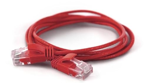 Wantecwire - Cavo Patch Extra Sottile, Cat. 6 Utp Colore: Rosso Länge 25M