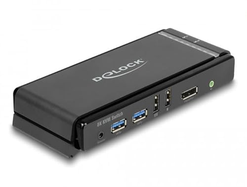 Delock 11476 Switch Per Keyboard-Video-Mouse (Kvm) Nero