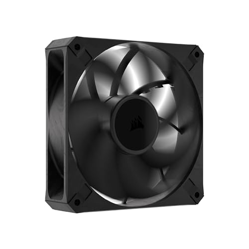 Corsair Rs120 Max Ventola Pwm A Spessore Maggiorato Da 120 Mm – Pressione Statica Elevata – Struttura Polimerica Ai Cristalli Liquidi – Confezione Sin