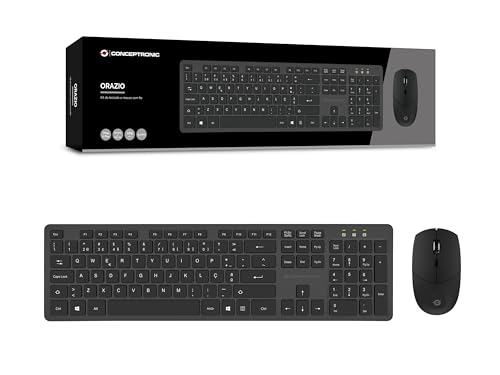 Conceptronic Orazio01Pt - Kit Mouse Per Tastiera Wireless, Portoghese