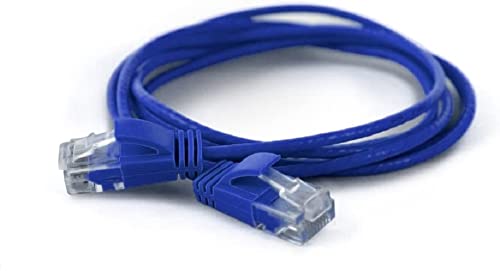 Wantecwire 7244 Extra Sottile Cavo Patch Con Top Qualità Blu