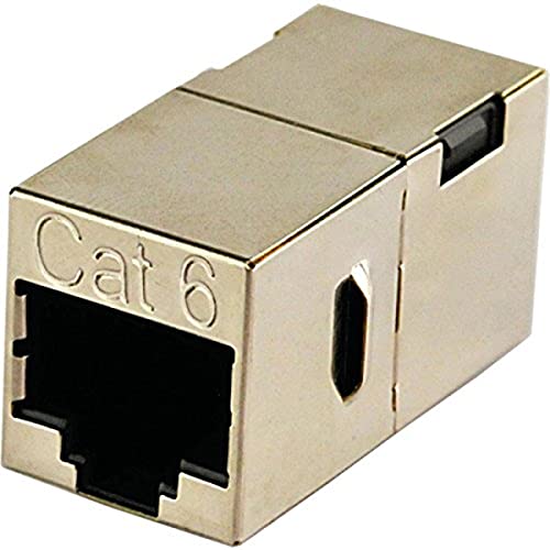 Schwaiger 2 X Rj45 Rj45 Rj45 Argento Cavo Di Interfaccia E Adattatore
