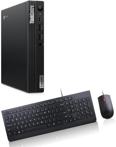 Lenovo Thinkcentre M60Q Mini Pc I3-1215U 1.2Ghz Ram 8Gb-Ssd 256Gb M.2 Nvme-Wi-Fi 6E-S.O. Chrome Black (12C60003Ix) Marca