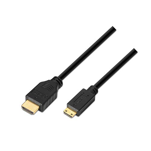 Aisens A119 – 0115 – Cavo Mini Hdmi Ad Alta Velocità (3 M, Compatibilità 3D E Ethernet, Adatto Per Full Hd/Ultra Hd/Hd Ready/3D/1080P/2160P) Colore: N