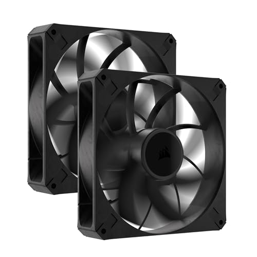 Corsair Rs140 Max Ventole Pwm A Spessore Maggiorato Da 140 Mm – Pressione Statica Elevata – Struttura Polimerica Ai Cristalli Liquidi – Confezione Da