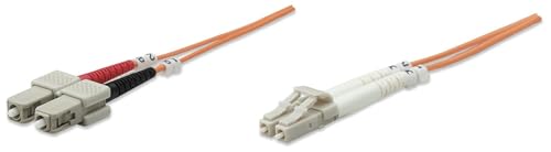 Intellinet 1.0M Lc-Sc M/M Cavo A Fibre Ottiche 1 M Arancione