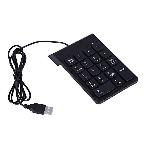 Junluck Tastierino Numerico Cablato Usb Tastiera Numerica Portatile 18 Chiavi Mini Tastiera Numerica Numpad Plug And Play Per Notebook Computer Laptop