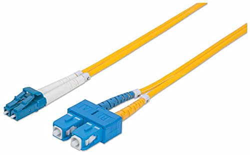 Intellinet 472050 Cable De Fibra Optica 3 M Os2 Lc Sc Amarillo