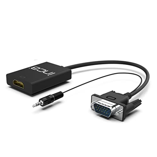 Unbekannt Inca Ivth-02 - Adattatore Da Vga A Hdmi, Trasmissione Audio 1080P, Full Hd