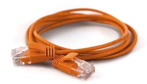 Wantecwire 7260 Extra Sottile Cavo Patch Con Top Qualità Arancione