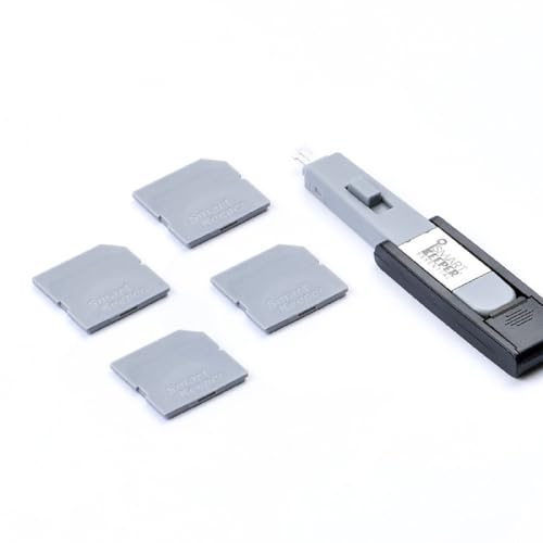 Smartkeeper Essential, 4 Blocchi Porta Sd + Chiave, Grigio