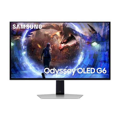 Samsung Odyssey Oled G60Sd Monitor Da Gioco S27Dg600Su, 27", Risoluzione Wqhd, Tempo Di Risposta 0,03 Ms (G/G), Frequenza Di Aggiornamento 360 Hz, Fre