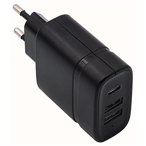 Elcart 130029300 Alimentazione Con 3 Prese Usb, 97.5Mm X 27.5Mm X 52Mm, 3A