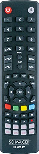 Schwaiger Mando A Distancia Universal 8 En 1 Negro