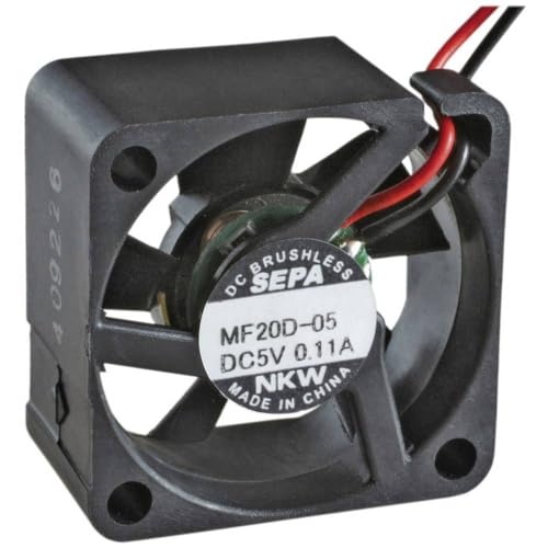 Unbekannt Sepa Mf20C05L Ventilatore Assiale 5 V/Dc 1,3 M³/H (L X P X A) 20 X 20 X 8 Mm
