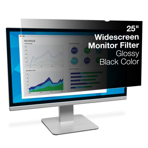 3M Privacy Filter For 25" Widescreen Monitor, Nero