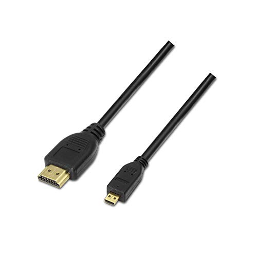 Aisens A119 – 0116 – Cavo Micro Hdmi Alta Velocità Da 0.8 M, Compatibilità 3D E Ethernet, Adatto Per Full Hd/Ultra Hd/Hd Ready/3D/1080P/2160P Colore: 
