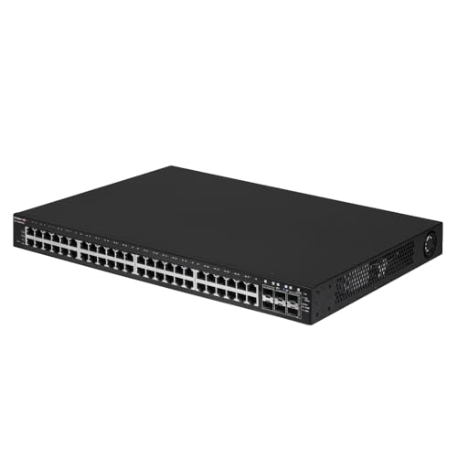 Edimax Igs-5654Plx - Switch Intelligente Vlan Industriale 54 Porte Gigabit Poe+ Con 6 Porte Sfp+ 10Gbe Per Il Monitoraggio