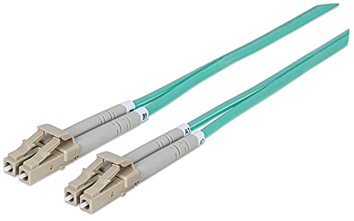 Intellinet 750066 Cable De Fibra Optica 3 M Om3 Lc Aqua