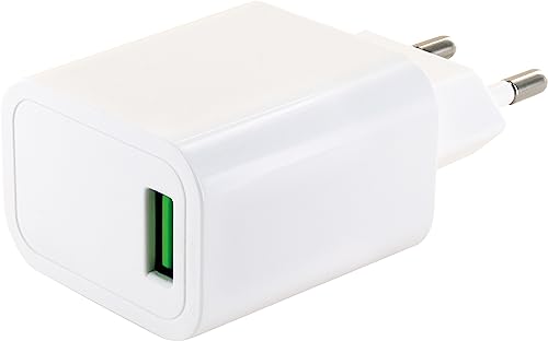 Schwaiger - Caricatore Ad440 532-230 V Con Tecnologia Di Ricarica Quick Charge 3.0" | Per La Ricarica Di Dispositivi Mobili Come Smartphone, Tablet, E