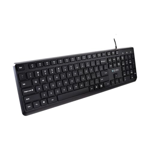 V7 Ku350Us Tastiera Usb Qwerty Inglese Us Nero