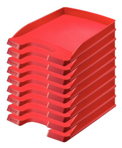 Leitz - 52370025 - Cf10Portacorrisp Plus Slim Rosso