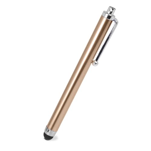 Ociodual Penna Touch Screen, Penna Capacitiva [[Dorado]] Per Tablet/Ipad/Iphone/Smartphone/Android/Ios, Penna Touch Universale, Punta In Gomma Da 7 Mm